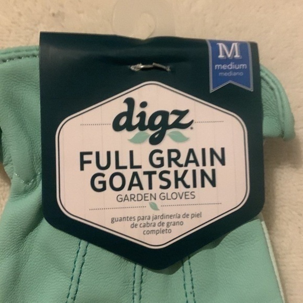 Leather Garden Gloves Full Grain Leather Women's Medium (B50) - Picture 5 of 5